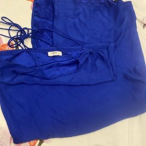 SILK BLUE MIKOH DRESS SIZE 2